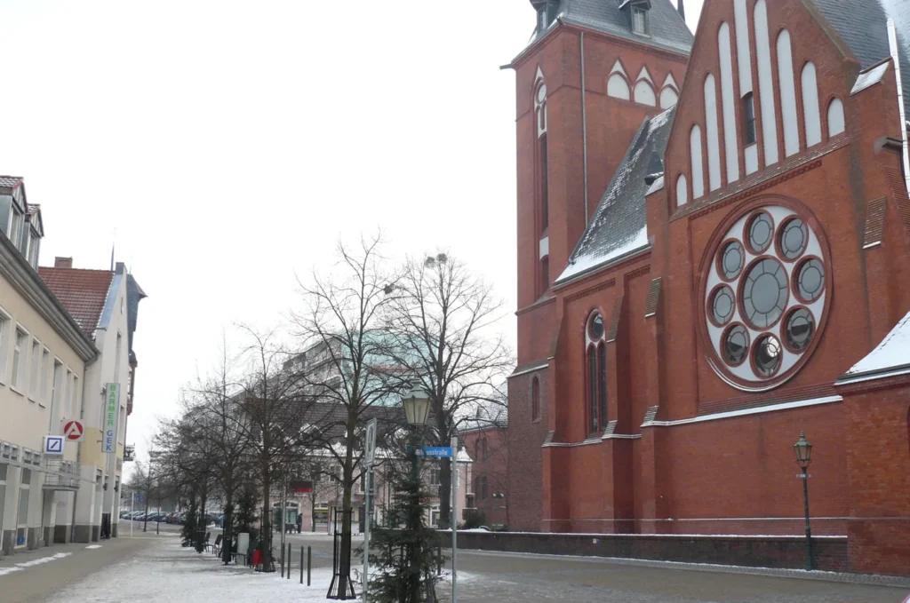 Stadtzentrum von Schwedt/Oder